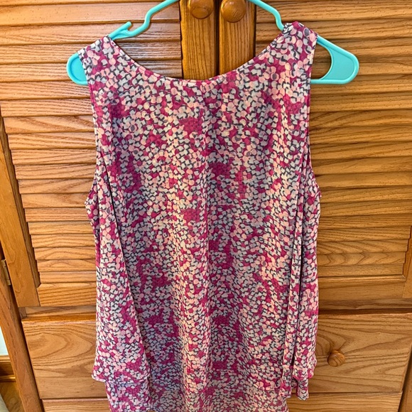 Lane Bryant Women's Tank Top in Pink and Purple Mosaic Size 16 - Picture 5 of 7